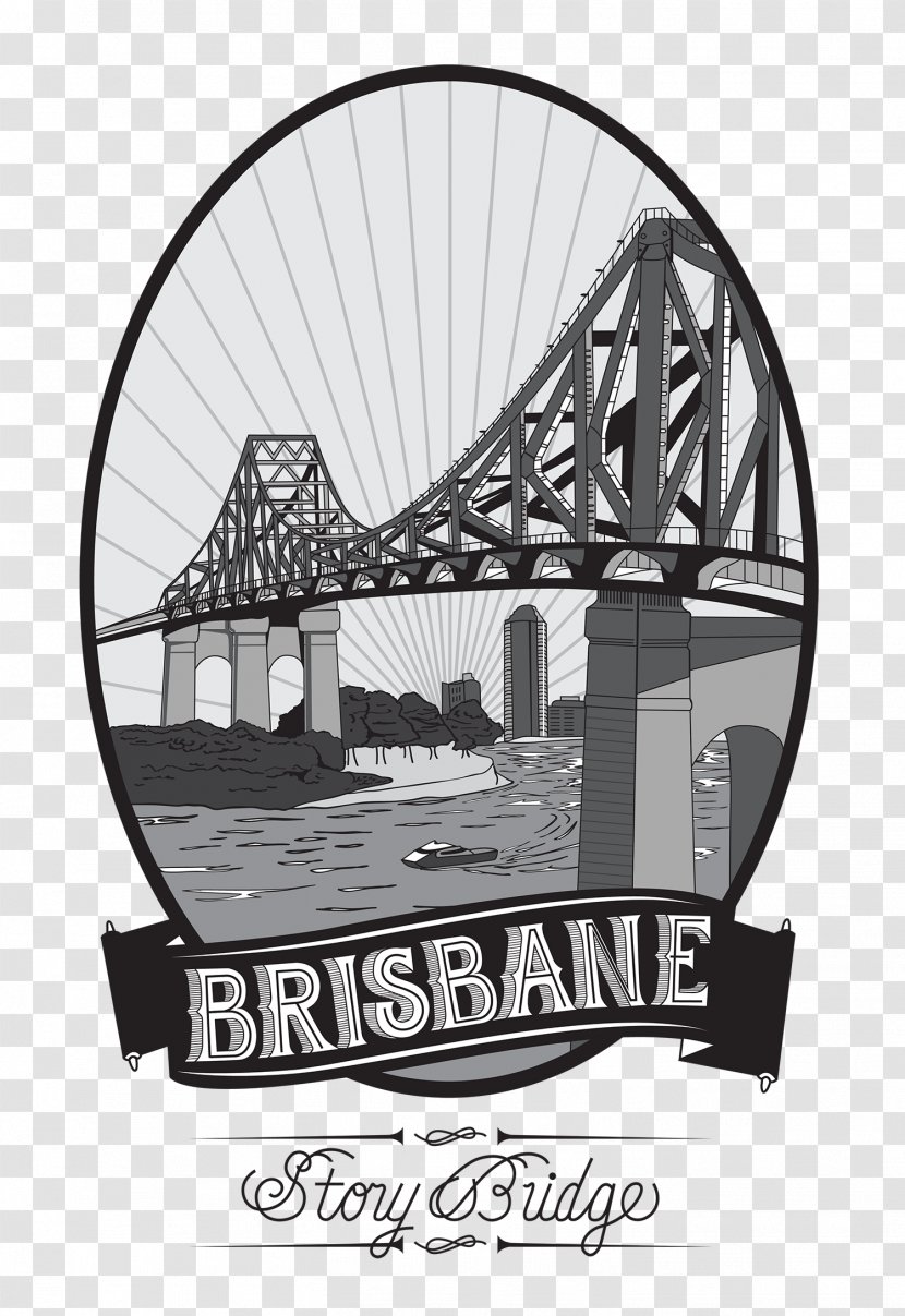 Story Bridge Brisbane Central Business District Bridges Over The River Graphic Design - Logo - Illustration Transparent PNG
