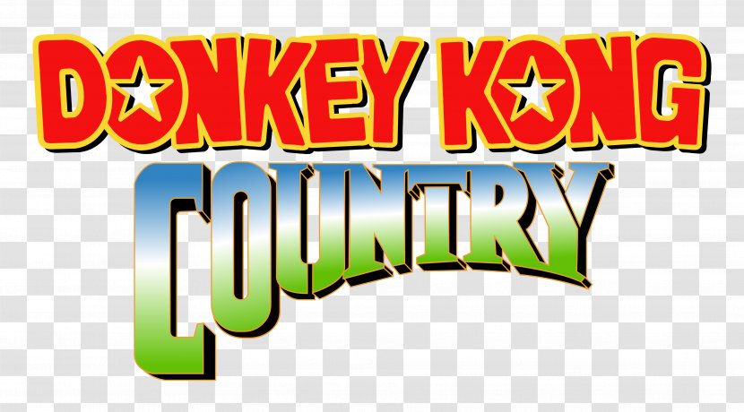 Donkey Kong Country Logo Video Games Brand Font - 94 - Bananan Flyer Transparent PNG
