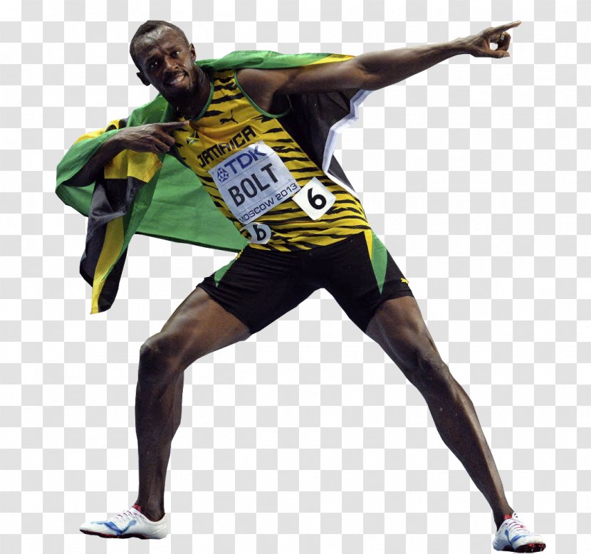 Sport Athlete Sticker Bolt - Running - Usain Transparent PNG
