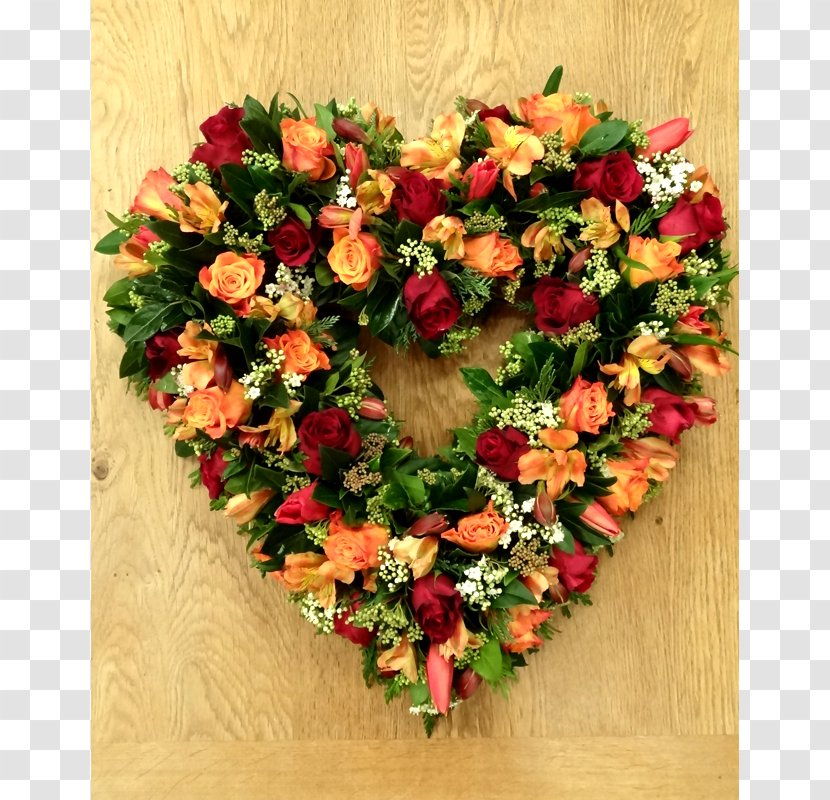 Wreath Funeral Cut Flowers Floral Design Transparent PNG