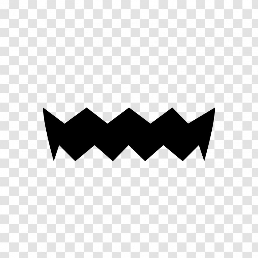 Black & White Moustache Wario Font - Logo Transparent PNG