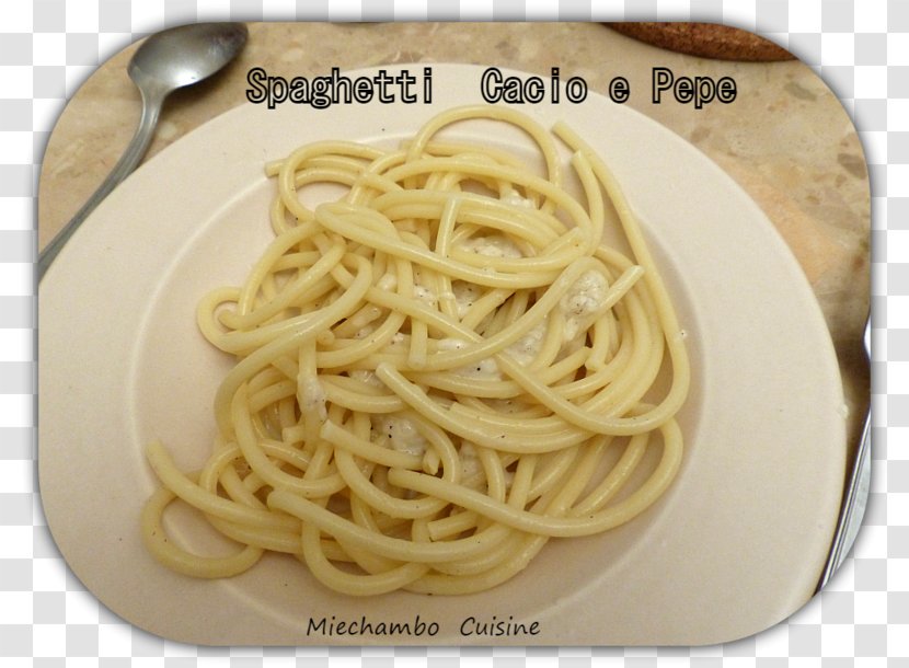 Spaghetti Aglio E Olio Carbonara Bigoli Taglierini Al Dente - Cacio Pepe Transparent PNG