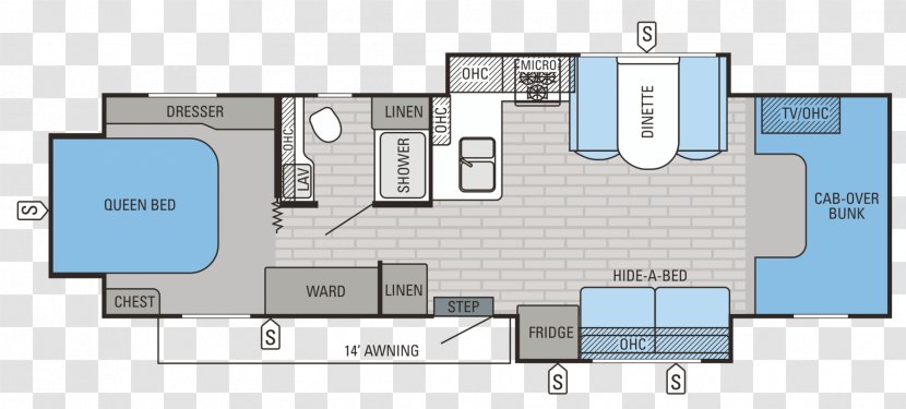 Caravan Jayco, Inc. Campervans Floor Plan - Television - Jayco Inc Transparent PNG