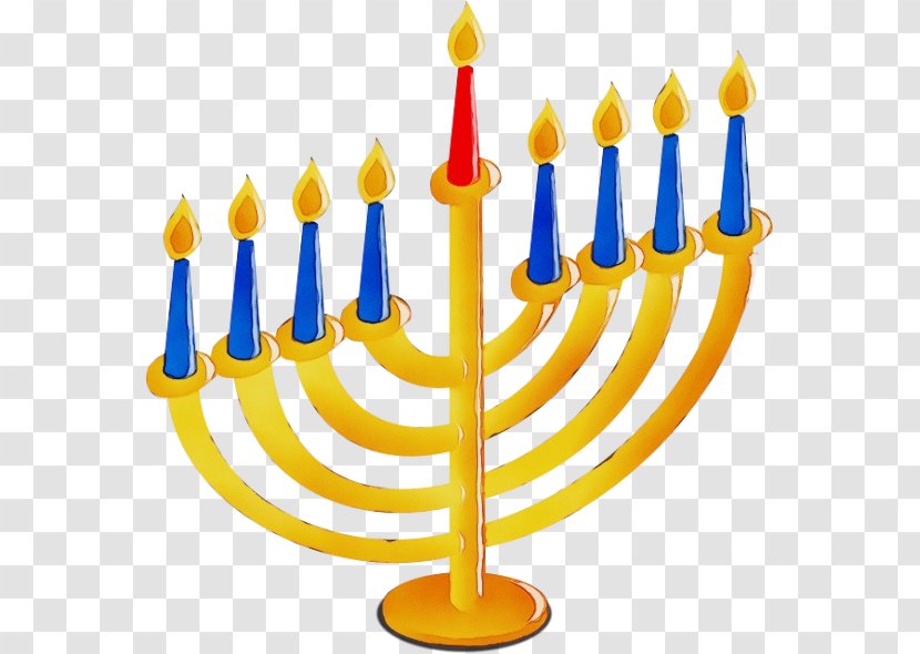 Menorah Hanukkah Line Product - Event - Candle Transparent PNG