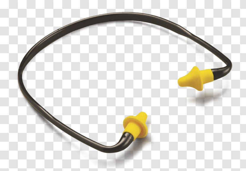 Earplug Earmuffs Hearing Gehoorbescherming - Yellow - Ear Transparent PNG