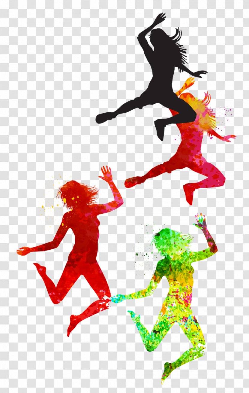 Dance Poster Clip Art - Young Man Jumping Transparent PNG