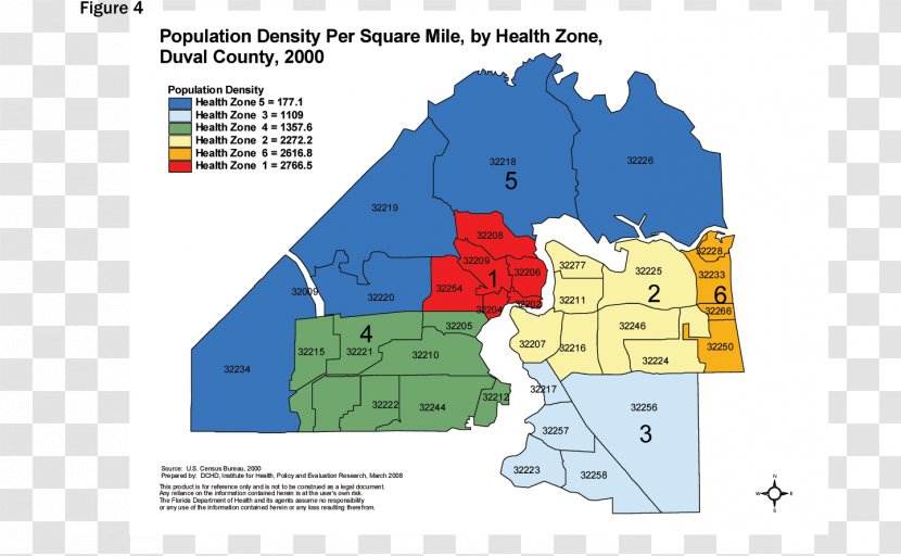 Map Zone 5 Towing & Recovery Metro Jacksonville Population Transparent PNG
