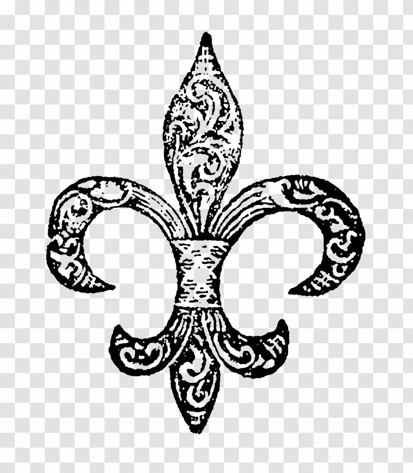 Fleur-de-lis Art Clip - Fleurdelis - Retro Design Transparent PNG