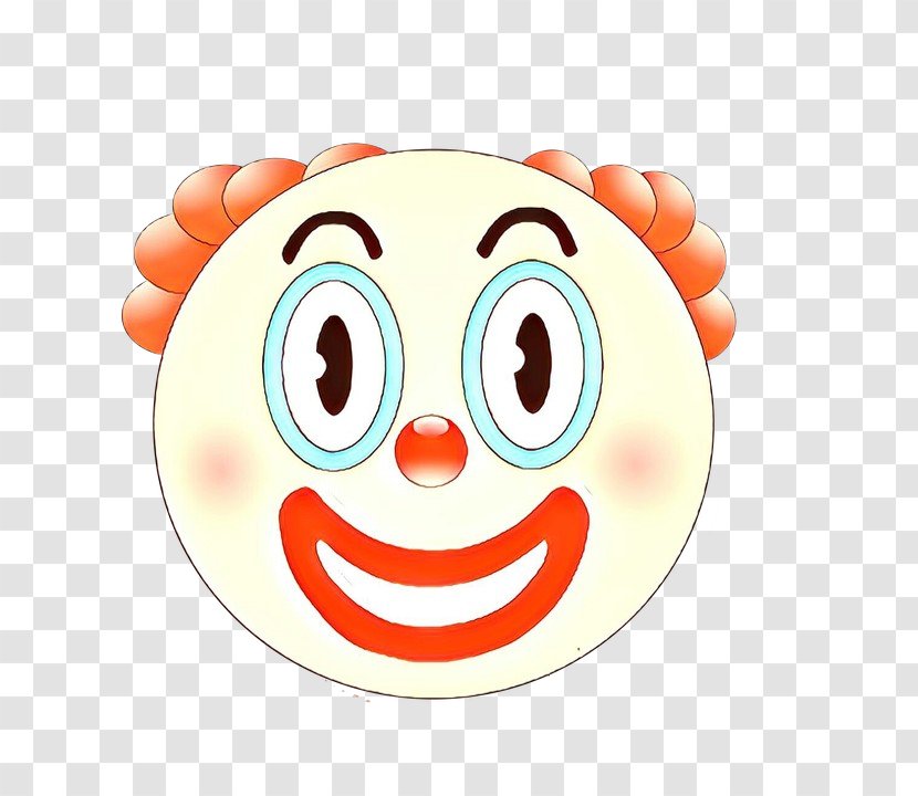 Smiley Face Background - Sticker - Orange Transparent PNG
