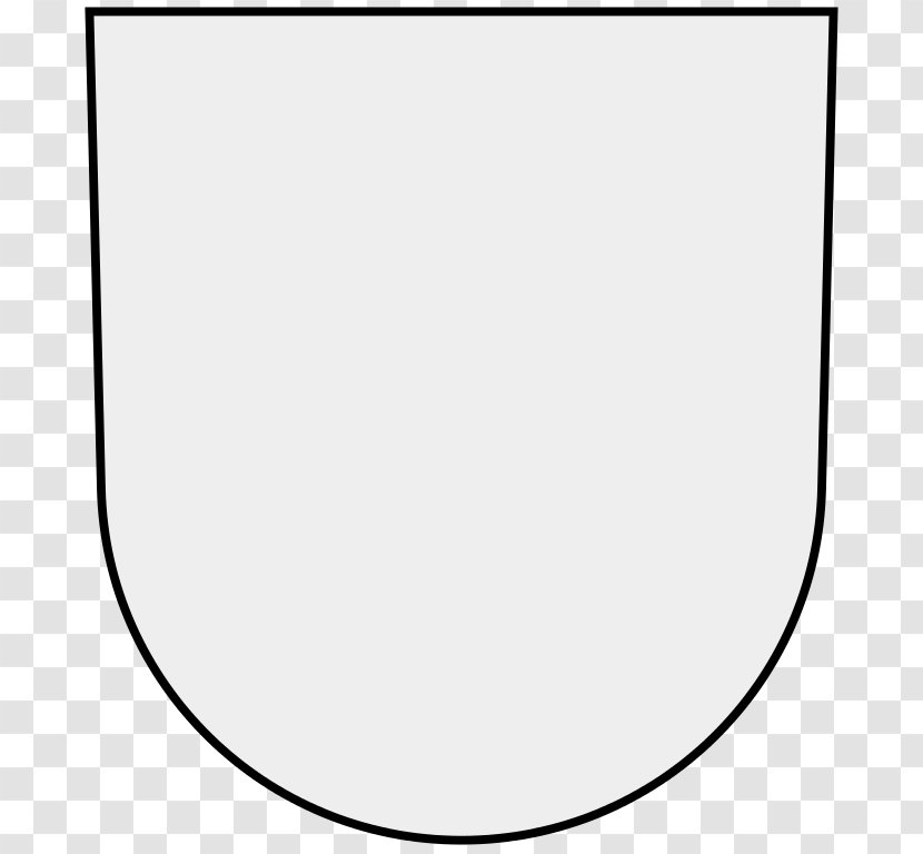 Wikimedia Commons Escutcheon Clip Art - Black And White - Shield Pics Transparent PNG