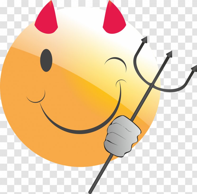 Smiley Emoticon Sign Of The Horns Clip Art - Emoji - Evil Transparent PNG