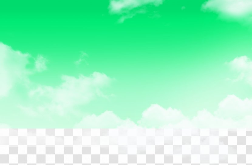 Green Sky Computer Wallpaper - Background Transparent PNG