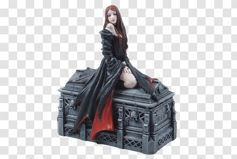 Vampire Statue Figurine Fairy Gothic Fiction - English - Carved Leather Shoes Transparent PNG