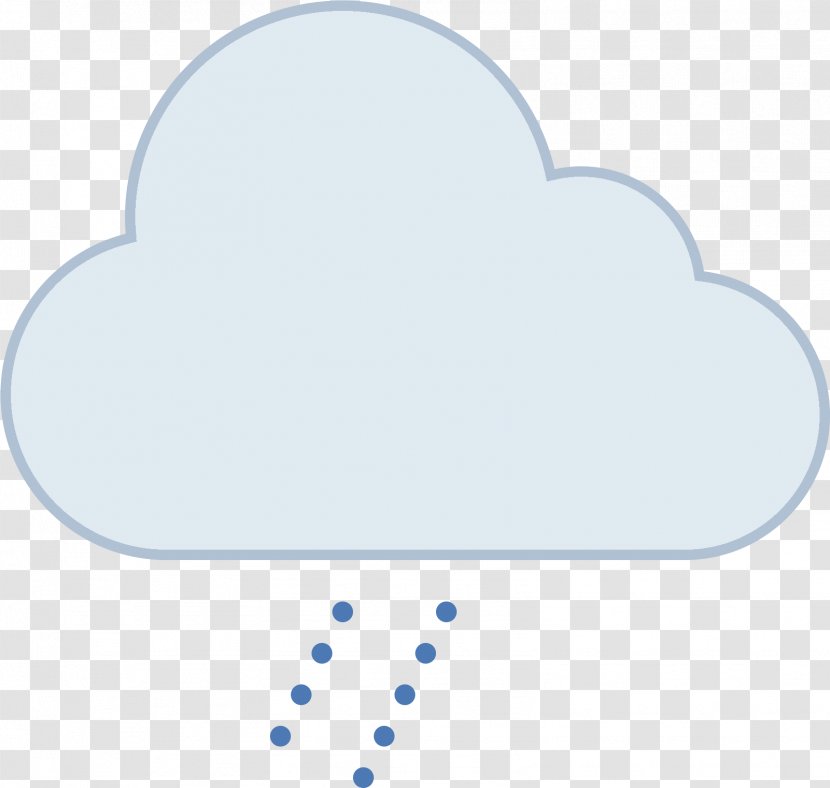 Rain Cloud - Meteorological Phenomenon Heart Transparent PNG