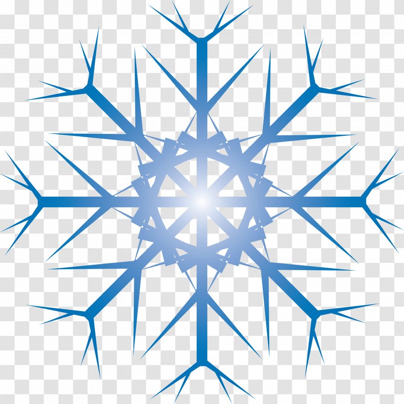 Snowflake Christmas - Symmetry - Snowflakes Transparent PNG