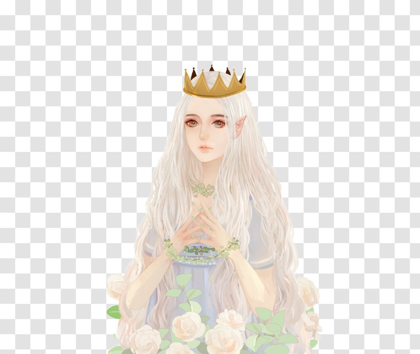 Cartoon Illustration - Human Hair Color - Imperial Crown Transparent PNG