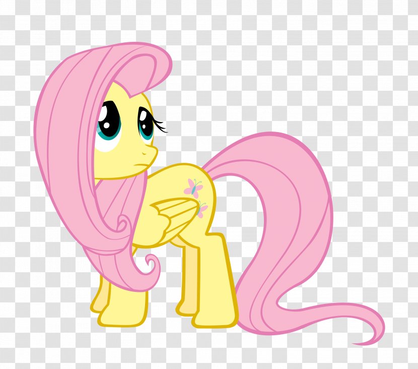 Pony Fluttershy Pinkie Pie Horse - Watercolor Transparent PNG