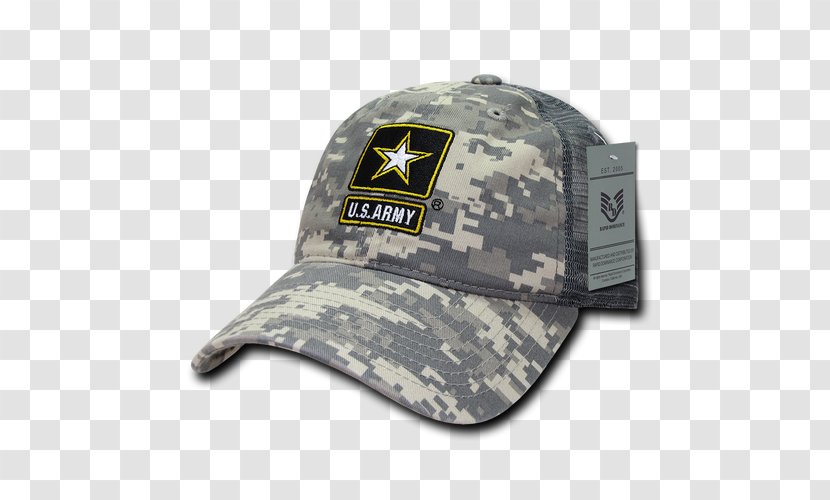 Baseball Cap United States Army Combat Uniform Military - Armed Forces - Star Transparent PNG