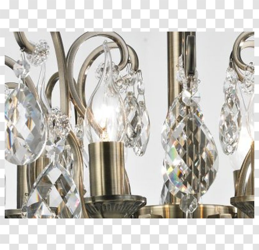 Chandelier Linderhof Palace Light Crystal Brass - Lustre Transparent PNG