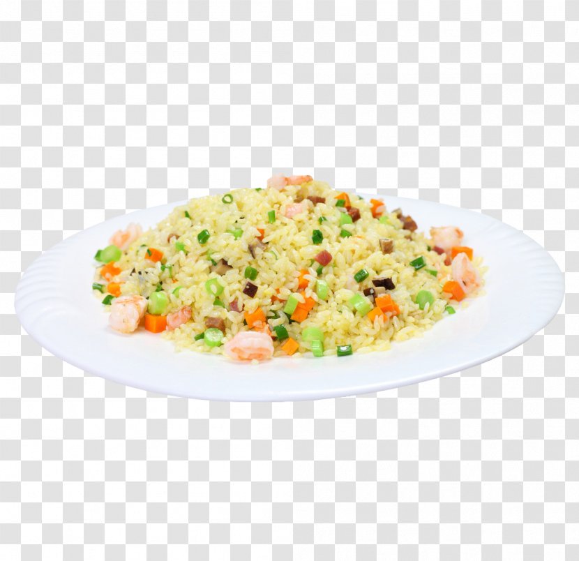 Fried Rice Chinese Cuisine Stir Frying - Egg - Real Shrimp Transparent PNG