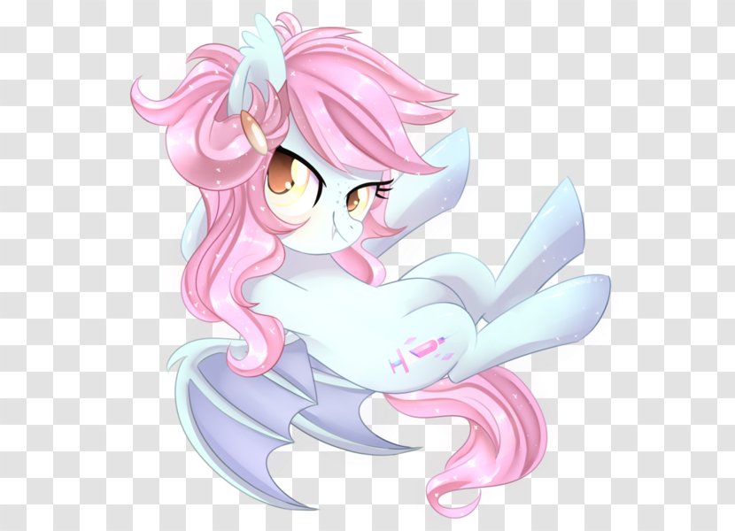 Fairy Horse Cartoon Illustration Figurine - Watercolor Transparent PNG