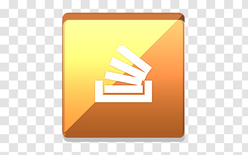 Gloss Icon Media Social - Orange - Logo Rectangle Transparent PNG