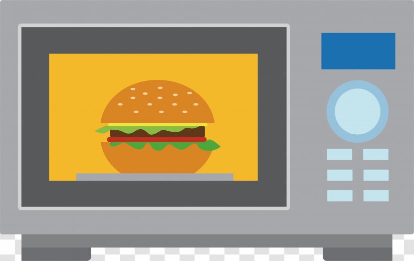 Radiation Convection Thermal Conduction Heat Transfer Cooking - Microwave Oven - Hamburger In The Transparent PNG