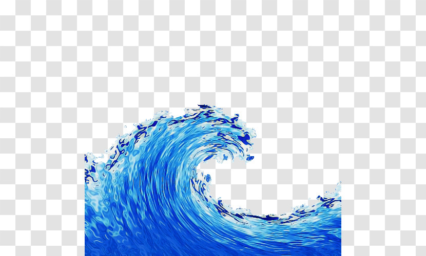 Water Wave Blue Wind Wave Water Resources Transparent PNG