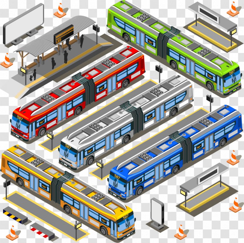 Coach Bus Vector - Automotive Exterior - Railroad Car Transparent PNG