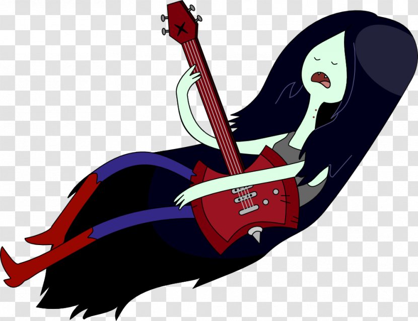 Marceline The Vampire Queen Finn Human Jake Dog Guitar Adventure - Memory Of A Transparent PNG