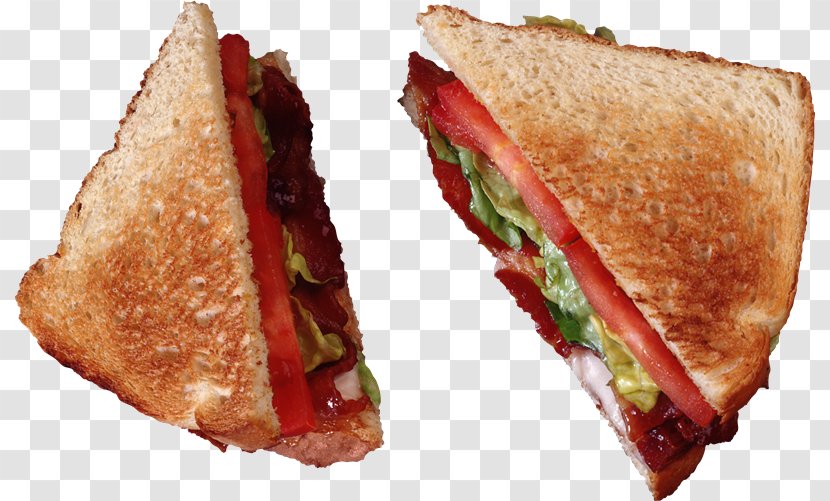 Breakfast Sandwich Hamburger BLT Ham And Cheese - Finger Food - Blt Transparent PNG