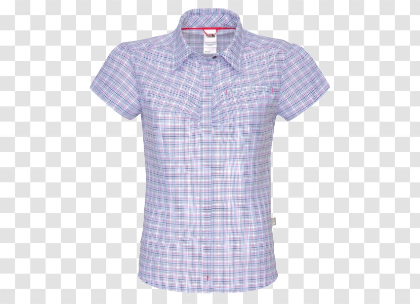 Dress Shirt T-shirt Clothing The North Face - Button - Plaid Shirts For Women Transparent PNG
