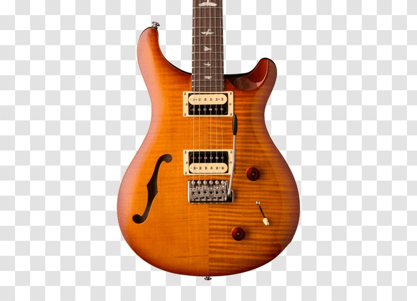 Gibson Les Paul PRS Guitars SE Custom 24 Electric Guitar - Solid Body - Prs Transparent PNG