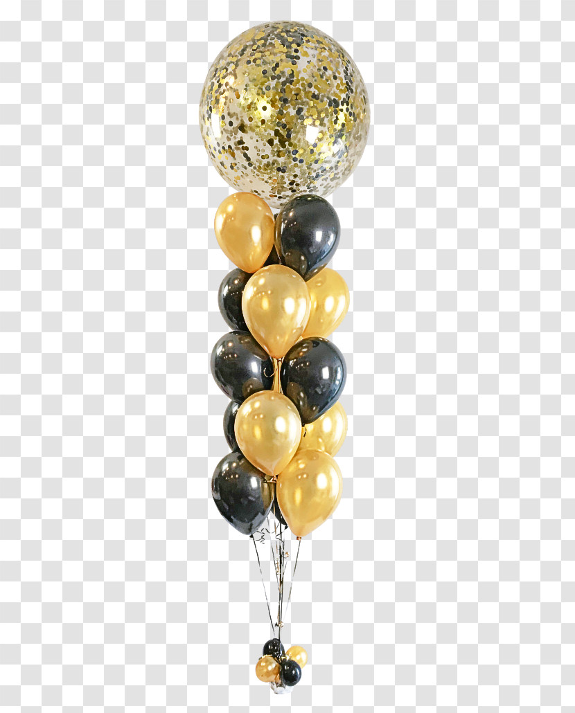 Yellow Jewellery Sphere Balloon Bead Transparent PNG