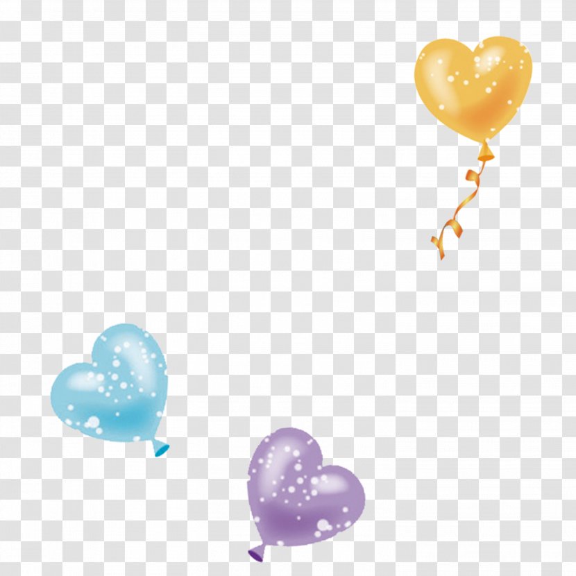 Balloon Computer File - Heart - Colorful Gift Transparent PNG