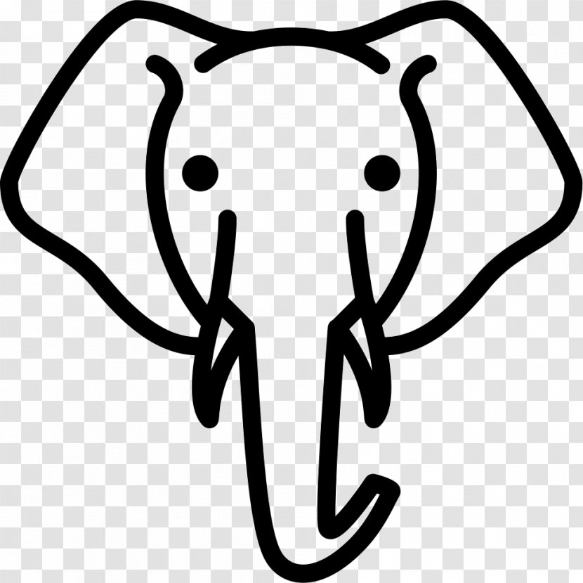 Elephant - Head - Mammal Transparent PNG
