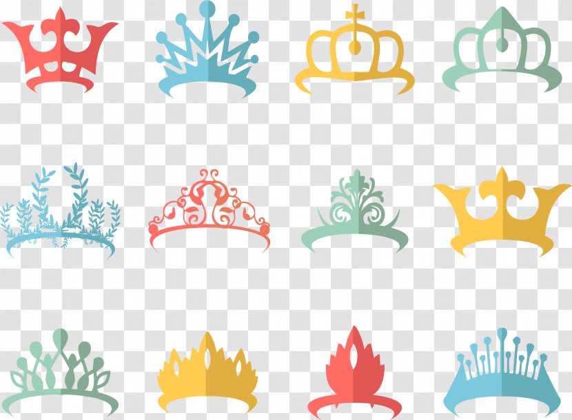 Crown Of Queen Elizabeth The Mother Monarch - Royal Family - Hand-painted Colorful Transparent PNG