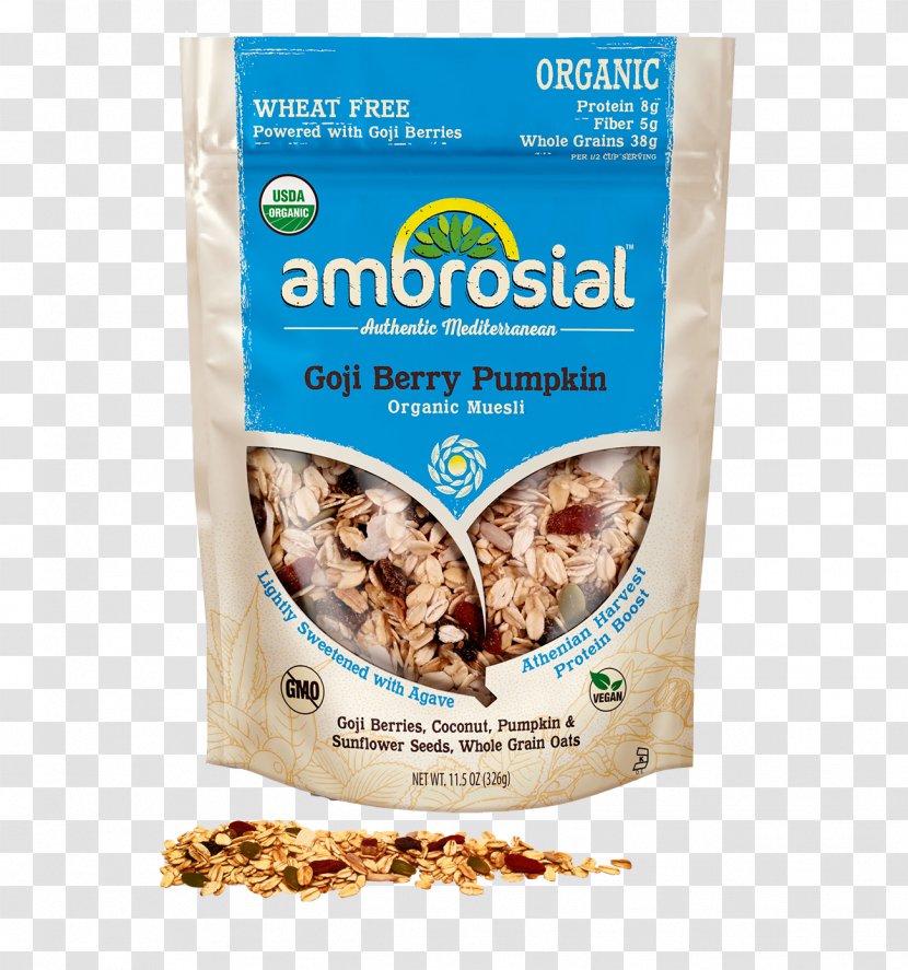 Muesli Goji Whole Grain Granola Cereal - Veganism - Berries Transparent PNG