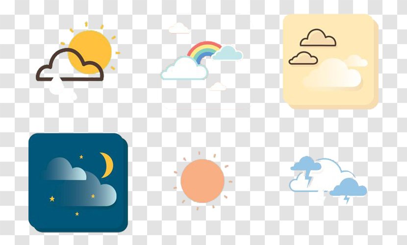 Weather Cloud Icon - Communication - In Fine Night Sun Transparent PNG