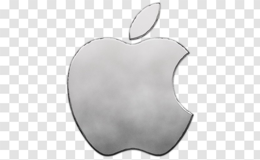 Silver Apple Logo - Wet Ink - Malus Transparent PNG