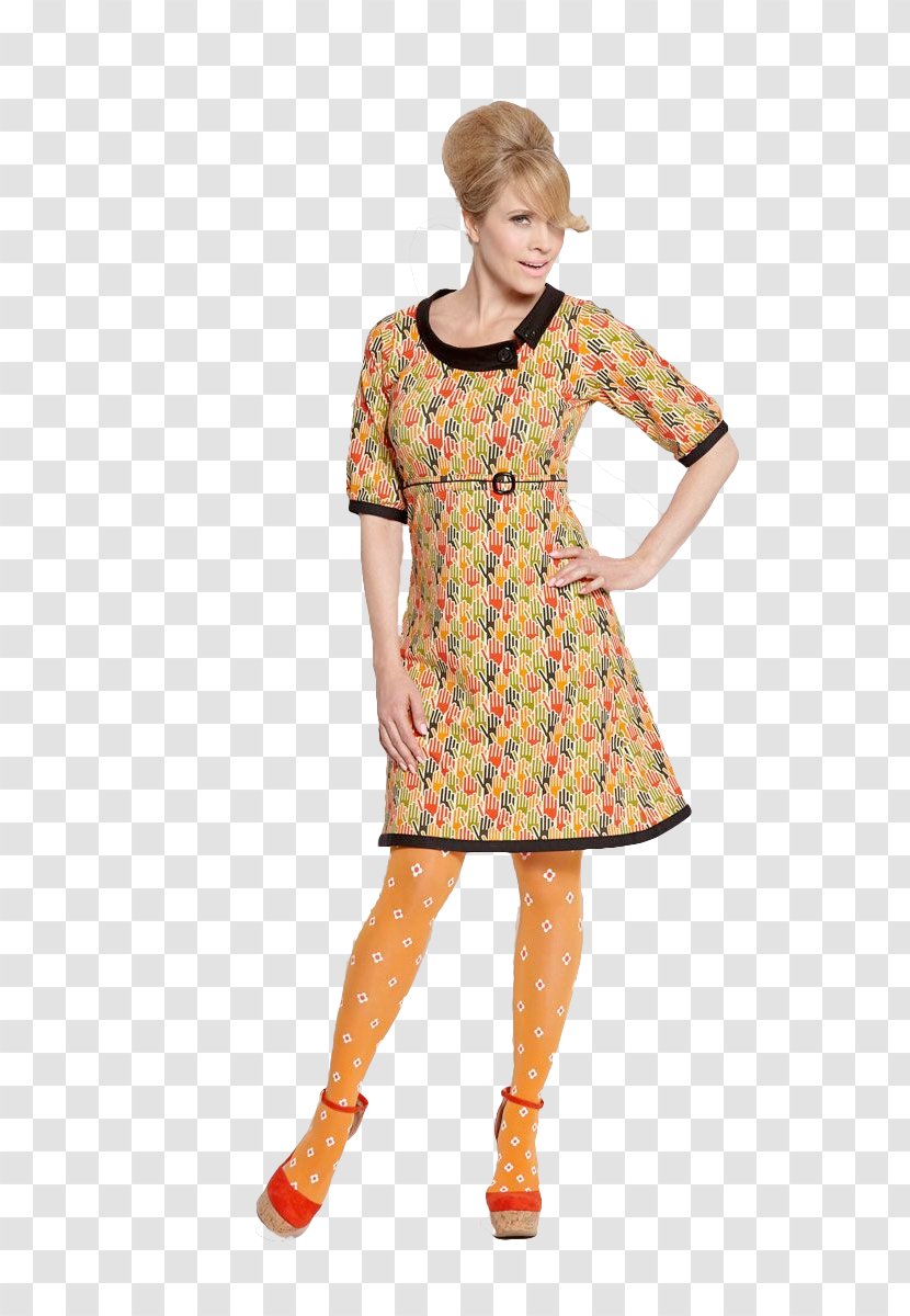 Fashion Sleeve Leggings Dress Costume - Design Transparent PNG