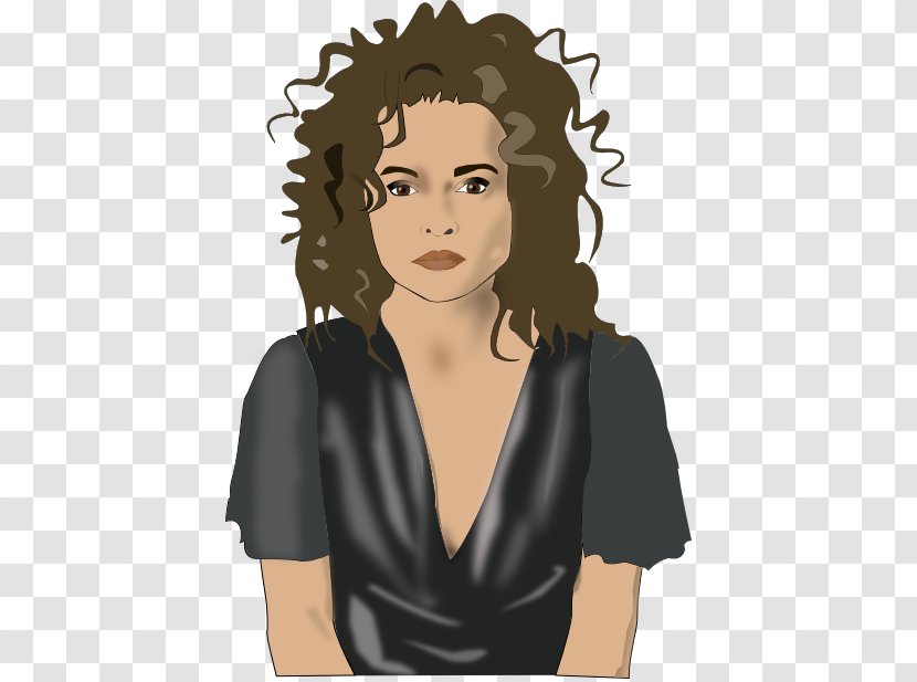 Forehead Hair Coloring Black Eyebrow - Heart - Helena Bonham Carter Transparent PNG