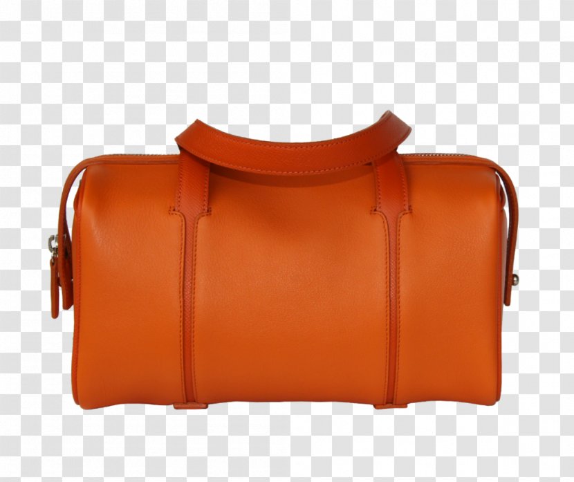 Bag Leather - Orange Transparent PNG