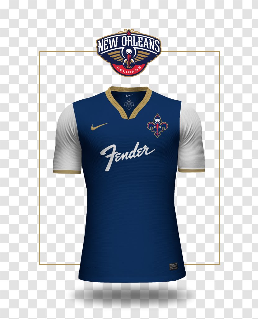 NBA New Orleans Pelicans Basketball Uniform Jersey - Sleeve - Nba Transparent PNG