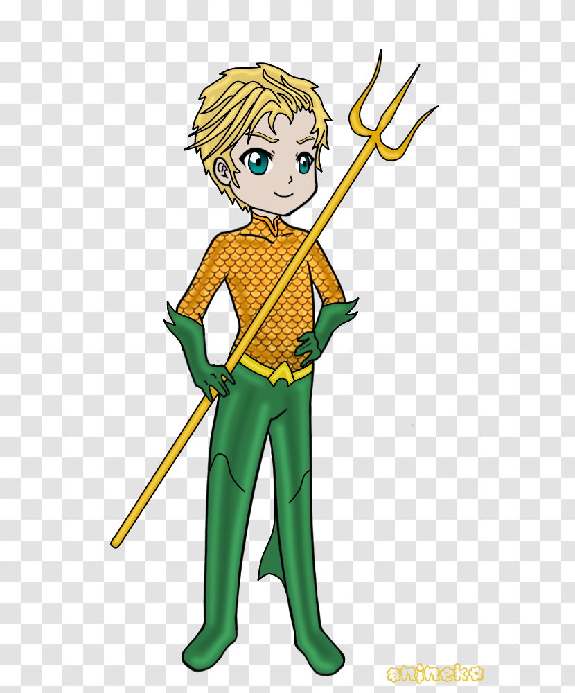 Cartoon Drawing - Silhouette - Aquaman Transparent PNG