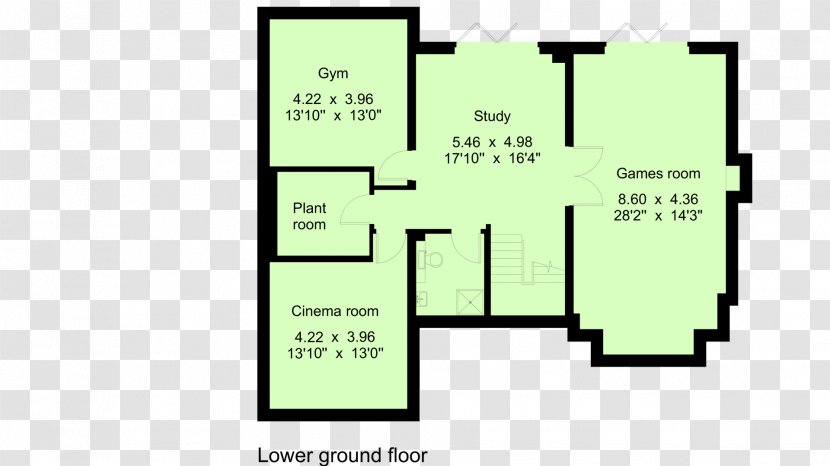 Floor Plan Line - Area - Park Transparent PNG