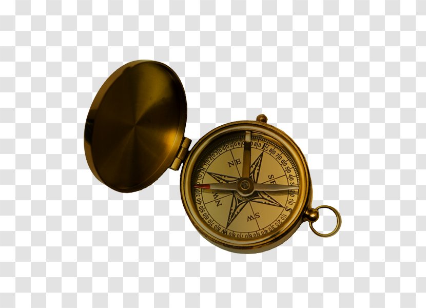 Compass Gold Display Resolution Wallpaper - Creative Transparent PNG