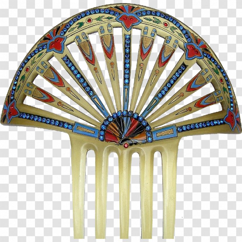 Comb Egyptian Revival Architecture Decorative Arts Art Deco Nouveau - Spanish Language - Hair Transparent PNG