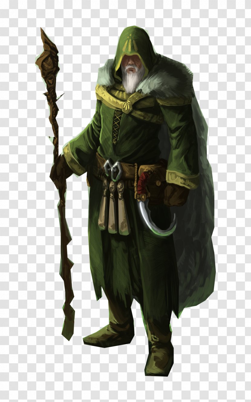 Druid Pathfinder Roleplaying Game Dungeons & Dragons Role-playing Sorcerer - Fictional Character - DRUID Transparent PNG