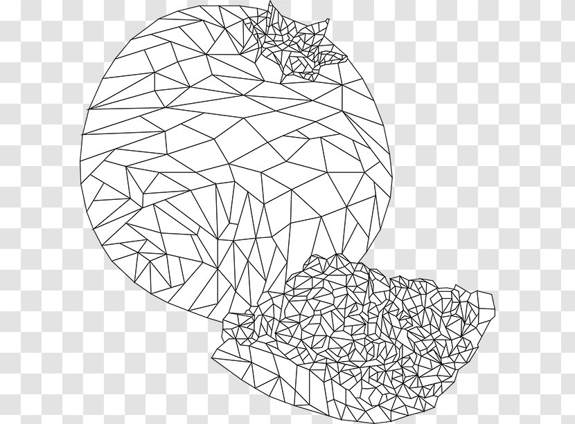 Drawing Monochrome /m/02csf Pattern - Black And White - Triangle Mosaic Transparent PNG